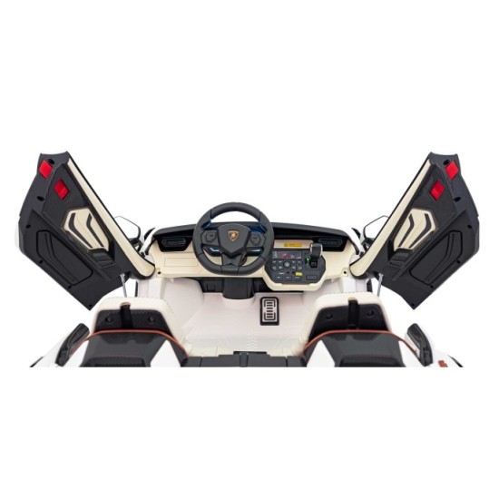 JOKO Elektrické Autíčko Lamborghini SIAN 4x4 400W 24V, Dvojmiestne Kožené sedadlo + Sedadlo pre RODIČA, penové kolesá, nosnosť 5