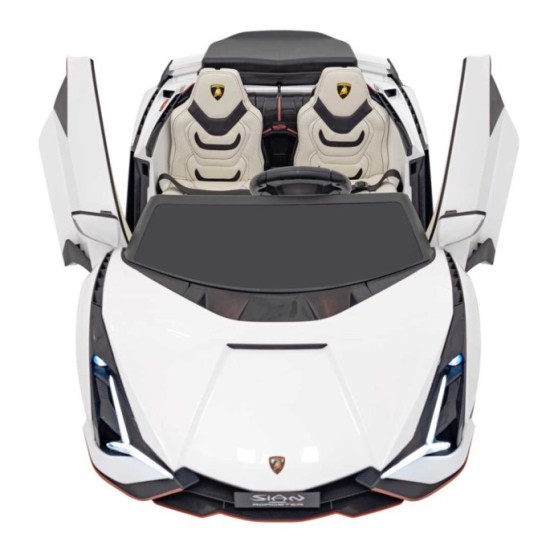 JOKO Elektrické Autíčko Lamborghini SIAN 4x4 400W 24V, Dvojmiestne Kožené sedadlo + Sedadlo pre RODIČA, penové kolesá, nosnosť 5