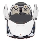 JOKO Elektrické Autíčko Lamborghini SIAN 4x4 400W 24V, Dvojmiestne Kožené sedadlo + Sedadlo pre RODIČA, penové kolesá, nosnosť 5