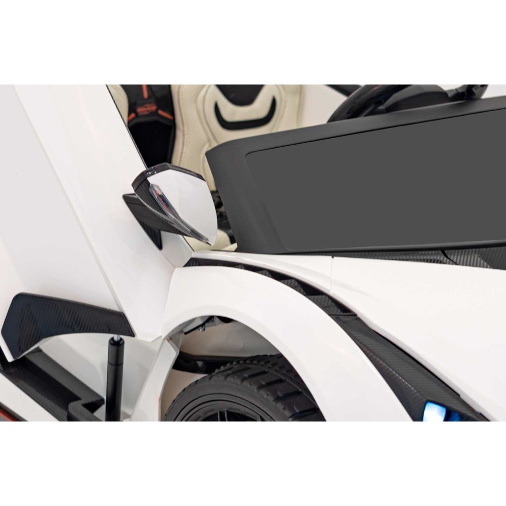 JOKO Elektrické Autíčko Lamborghini SIAN 4x4 400W 24V, Dvojmiestne Kožené sedadlo + Sedadlo pre RODIČA, penové kolesá, nosnosť 5