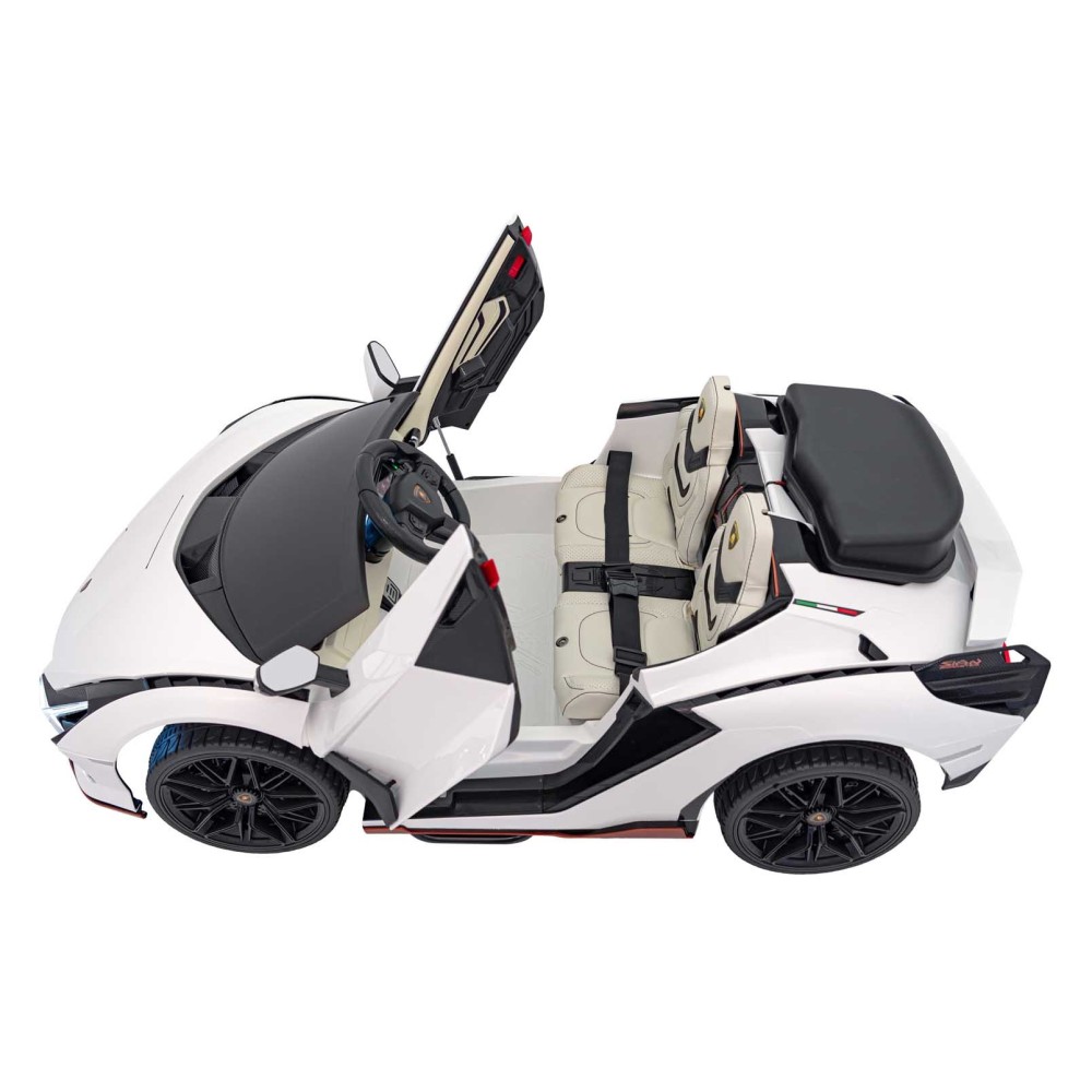 JOKO Elektrické Autíčko Lamborghini SIAN 4x4 400W 24V, Dvojmiestne Kožené sedadlo + Sedadlo pre RODIČA, penové kolesá, nosnosť 5