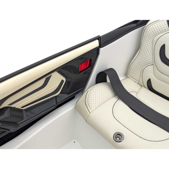 JOKO Elektrické Autíčko Lamborghini SIAN 4x4 400W 24V, Dvojmiestne Kožené sedadlo + Sedadlo pre RODIČA, penové kolesá, nosnosť 5