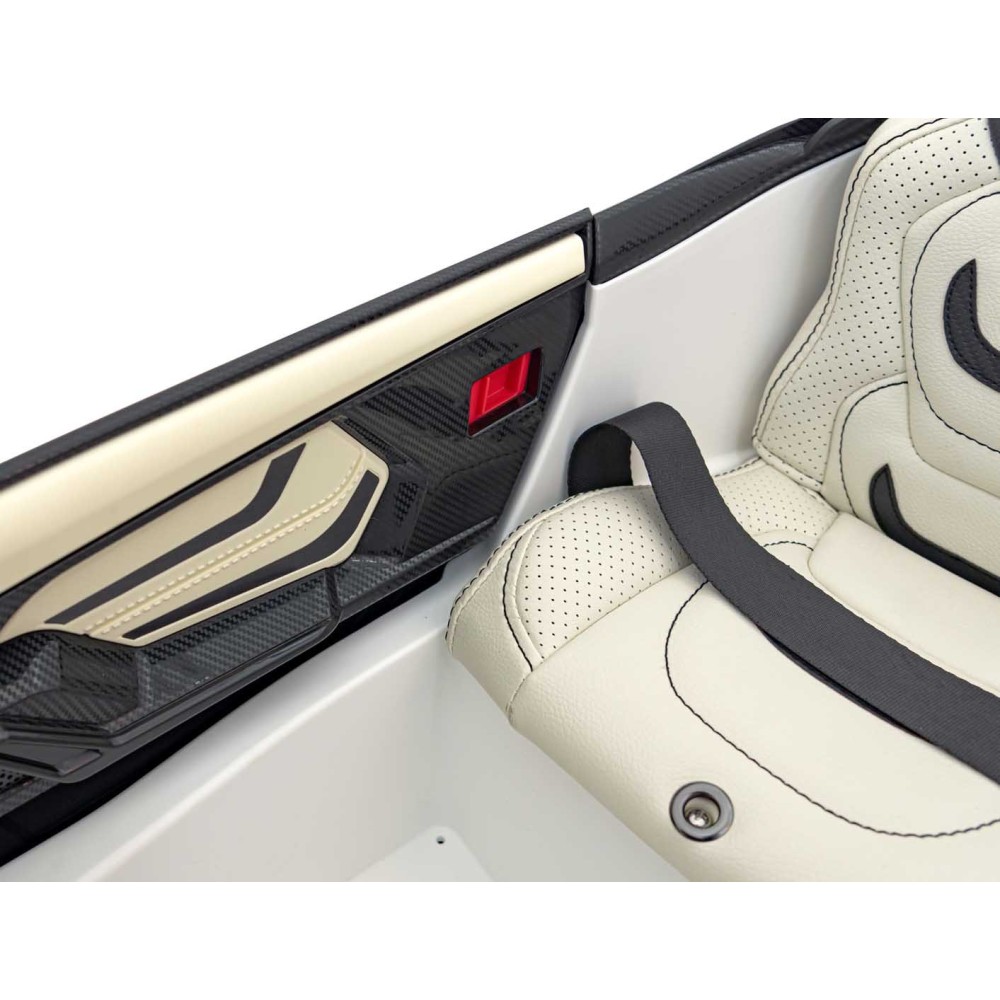 JOKO Elektrické Autíčko Lamborghini SIAN 4x4 400W 24V, Dvojmiestne Kožené sedadlo + Sedadlo pre RODIČA, penové kolesá, nosnosť 5