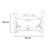 JOKO Elektrické Autíčko Lamborghini SIAN 4x4 400W 24V, Dvojmiestne Kožené sedadlo + Sedadlo pre RODIČA, penové kolesá, nosnosť 5