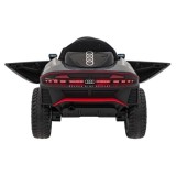JOKO Elektrické autíčko Audi RSQ E-TRON, penové kolesá, kožené sedadlo, Rádio, čierne