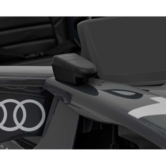 JOKO Elektrické autíčko Audi RSQ E-TRON, penové kolesá, kožené sedadlo, Rádio, čierne