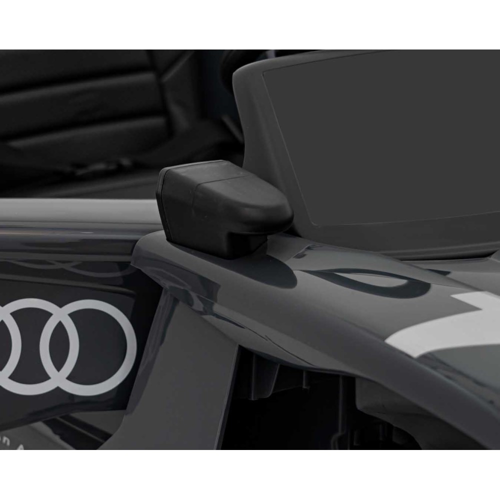 JOKO Elektrické autíčko Audi RSQ E-TRON, penové kolesá, kožené sedadlo, Rádio, čierne