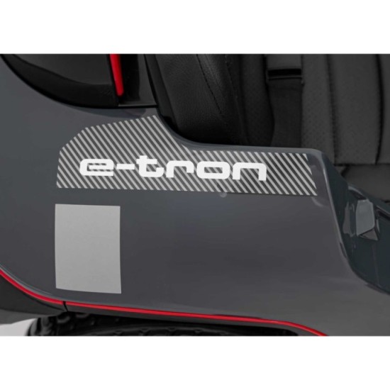 JOKO Elektrické autíčko Audi RSQ E-TRON, penové kolesá, kožené sedadlo, Rádio, čierne