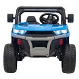 JOKO Elektrické autíčko s Elektricky vyklápacou vlečkou Pick-Up Speed 900, EFEKT Hojdania, kožené sedadlo, 6 kolies, penové kole