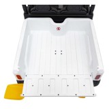 JOKO Elektrické autíčko s Elektricky vyklápacou vlečkou Pick-Up Speed 900, EFEKT Hojdania, kožené sedadlo, 6 kolies, penové kole