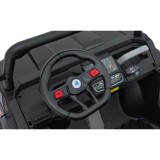 JOKO Elektrické autíčko s Elektricky vyklápacou vlečkou Pick-Up Speed 900, EFEKT Hojdania, kožené sedadlo, 6 kolies, penové kole