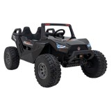 JOKO Elektrické Autíčko Buggy Clash STRONG 4x4 300W 24V, penové kolesá, Dvojmiestne kožené sedadlo, Nosnosť 60kg, čierne