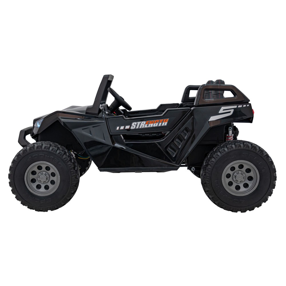 JOKO Elektrické Autíčko Buggy Clash STRONG 4x4 300W 24V, penové kolesá, Dvojmiestne kožené sedadlo, Nosnosť 60kg, čierne