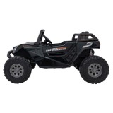 JOKO Elektrické Autíčko Buggy Clash STRONG 4x4 300W 24V, penové kolesá, Dvojmiestne kožené sedadlo, Nosnosť 60kg, čierne