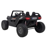 JOKO Elektrické Autíčko Buggy Clash STRONG 4x4 300W 24V, penové kolesá, Dvojmiestne kožené sedadlo, Nosnosť 60kg, čierne