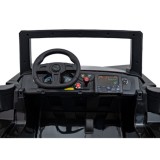 JOKO Elektrické Autíčko Buggy Clash STRONG 4x4 300W 24V, penové kolesá, Dvojmiestne kožené sedadlo, Nosnosť 60kg, čierne