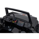 JOKO Elektrické Autíčko Buggy Clash STRONG 4x4 300W 24V, penové kolesá, Dvojmiestne kožené sedadlo, Nosnosť 60kg, čierne