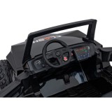 JOKO Elektrické Autíčko Buggy Clash STRONG 4x4 300W 24V, penové kolesá, Dvojmiestne kožené sedadlo, Nosnosť 60kg, čierne