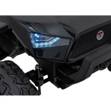 JOKO Elektrické Autíčko Buggy Clash STRONG 4x4 300W 24V, penové kolesá, Dvojmiestne kožené sedadlo, Nosnosť 60kg, čierne