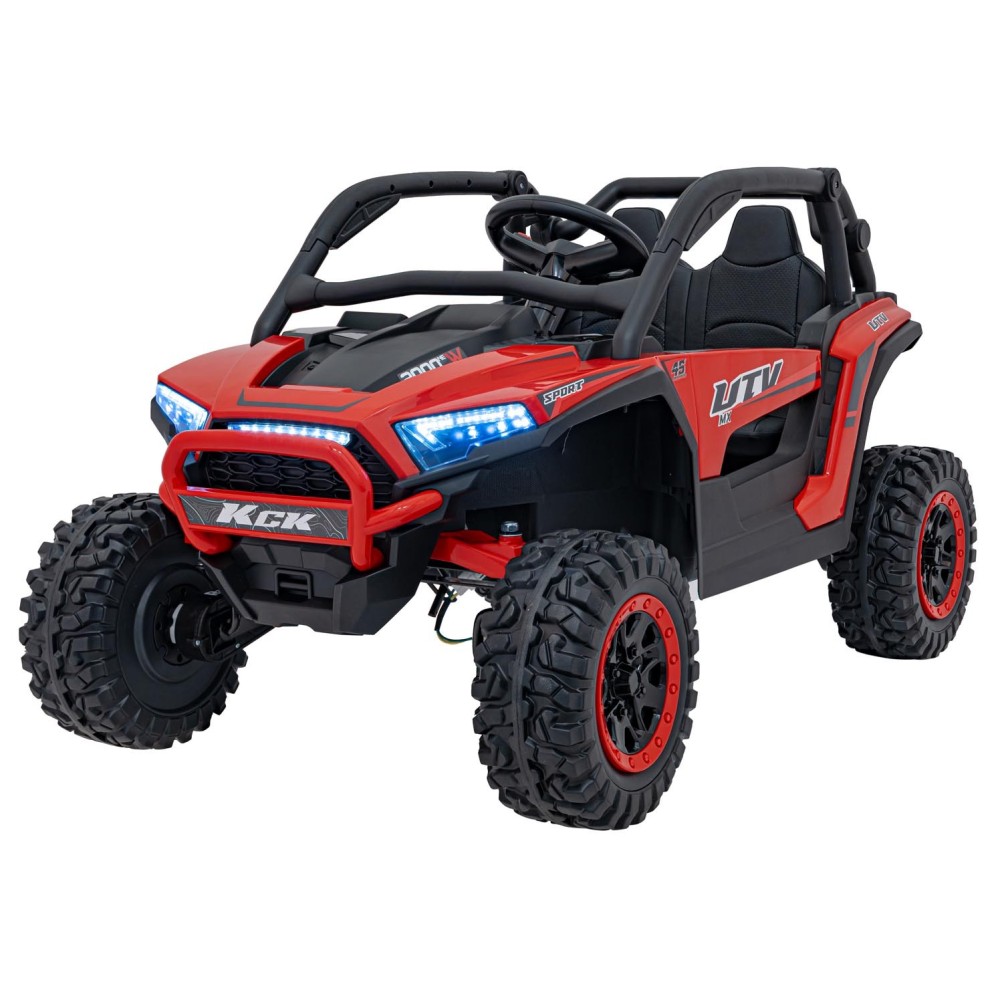 JOKO Elektrické autíčko Buggy KCK 4x50W 24V, kožené sedadlo, penové kolesá, červené