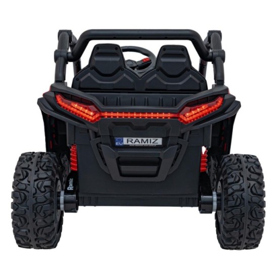 JOKO Elektrické autíčko Buggy KCK 4x50W 24V, kožené sedadlo, penové kolesá, červené