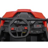 JOKO Elektrické autíčko Buggy KCK 4x50W 24V, kožené sedadlo, penové kolesá, červené