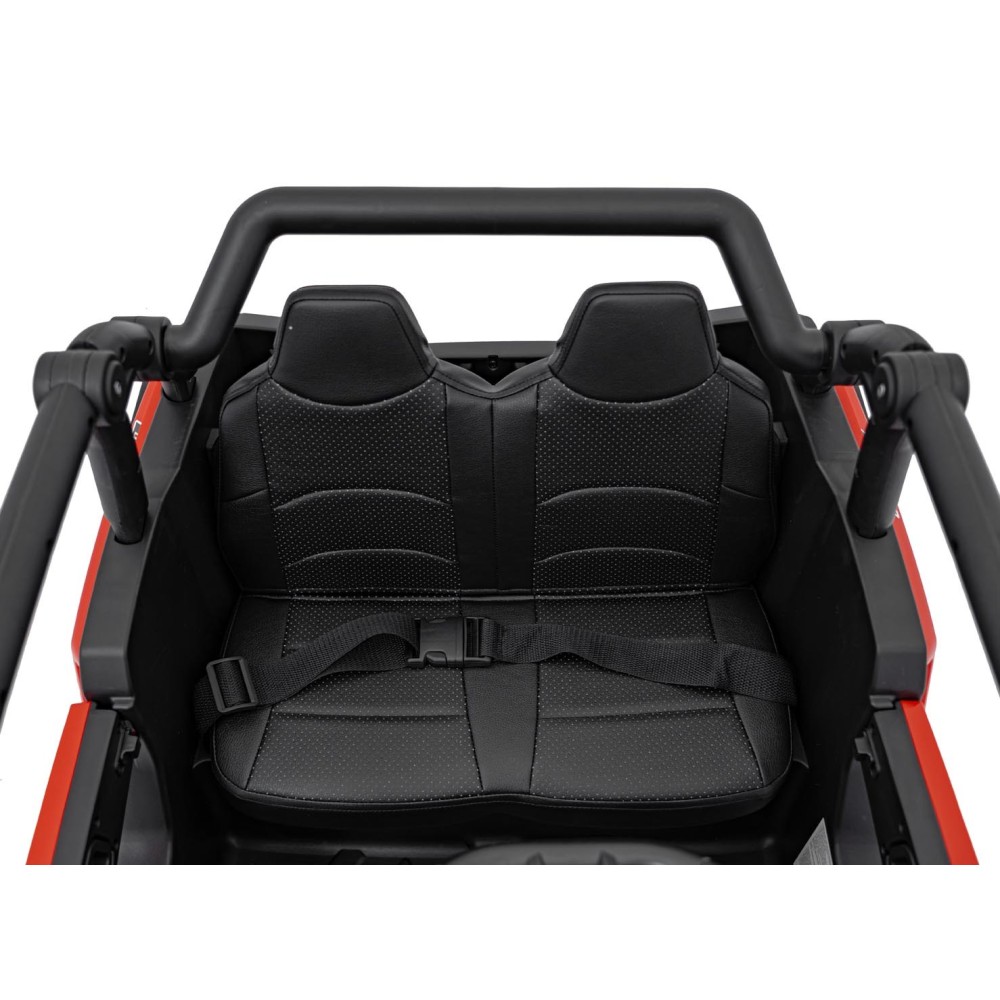 JOKO Elektrické autíčko Buggy KCK 4x50W 24V, kožené sedadlo, penové kolesá, červené