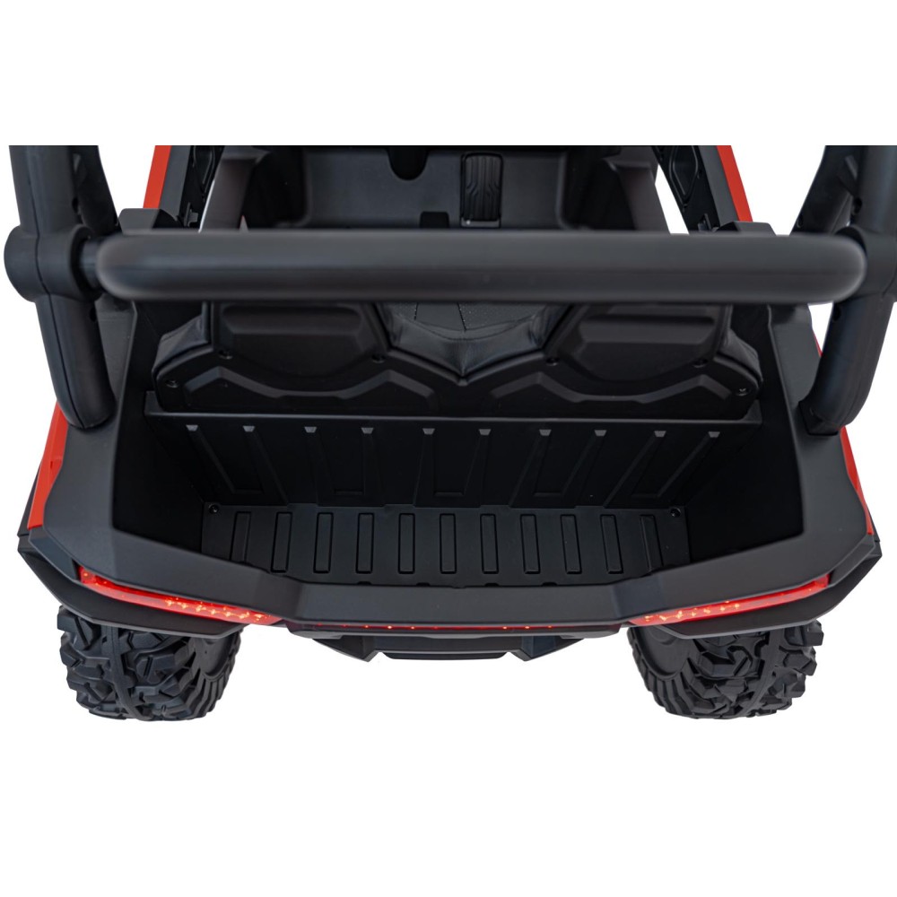 JOKO Elektrické autíčko Buggy KCK 4x50W 24V, kožené sedadlo, penové kolesá, červené