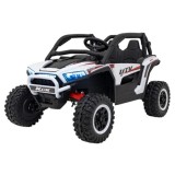 JOKO Elektrické autíčko Buggy KCK 4x50W 24V, kožené sedadlo, penové kolesá, nosnosť 50kg, biele