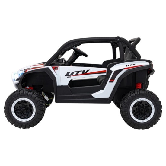 JOKO Elektrické autíčko Buggy KCK 4x50W 24V, kožené sedadlo, penové kolesá, nosnosť 50kg, biele