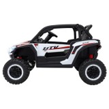 JOKO Elektrické autíčko Buggy KCK 4x50W 24V, kožené sedadlo, penové kolesá, nosnosť 50kg, biele
