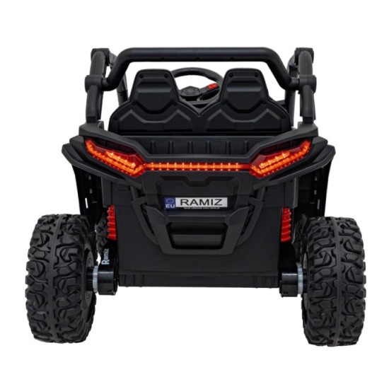 JOKO Elektrické autíčko Buggy KCK 4x50W 24V, kožené sedadlo, penové kolesá, nosnosť 50kg, biele
