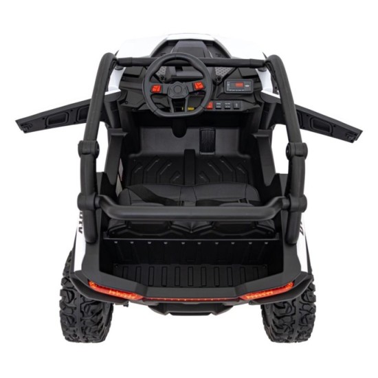 JOKO Elektrické autíčko Buggy KCK 4x50W 24V, kožené sedadlo, penové kolesá, nosnosť 50kg, biele