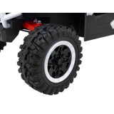 JOKO Elektrické autíčko Buggy KCK 4x50W 24V, kožené sedadlo, penové kolesá, nosnosť 50kg, biele