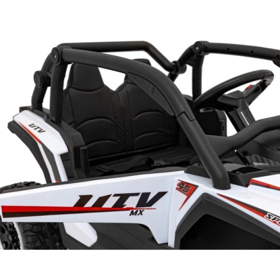JOKO Elektrické autíčko Buggy KCK 4x50W 24V, kožené sedadlo, penové kolesá, nosnosť 50kg, biele