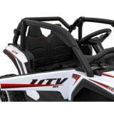 JOKO Elektrické autíčko Buggy KCK 4x50W 24V, kožené sedadlo, penové kolesá, nosnosť 50kg, biele