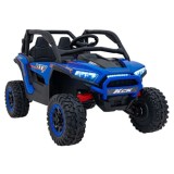 JOKO Elektrické autíčko Buggy KCK 4x50W 24V, kožené sedadlo, penové kolesá, nosnosť 50kg, modré