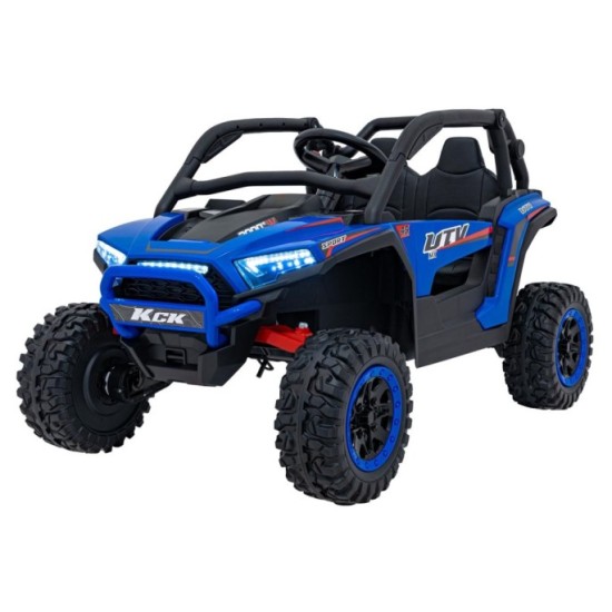 JOKO Elektrické autíčko Buggy KCK 4x50W 24V, kožené sedadlo, penové kolesá, nosnosť 50kg, modré
