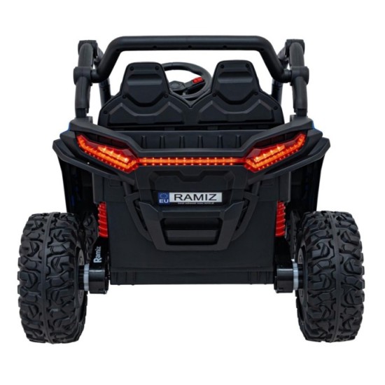 JOKO Elektrické autíčko Buggy KCK 4x50W 24V, kožené sedadlo, penové kolesá, nosnosť 50kg, modré