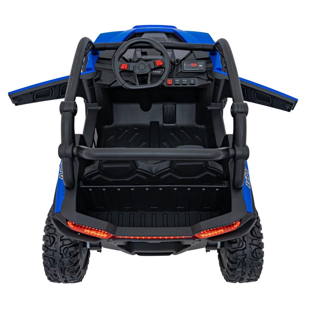 JOKO Elektrické autíčko Buggy KCK 4x50W 24V, kožené sedadlo, penové kolesá, nosnosť 50kg, modré