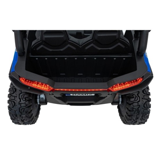 JOKO Elektrické autíčko Buggy KCK 4x50W 24V, kožené sedadlo, penové kolesá, nosnosť 50kg, modré