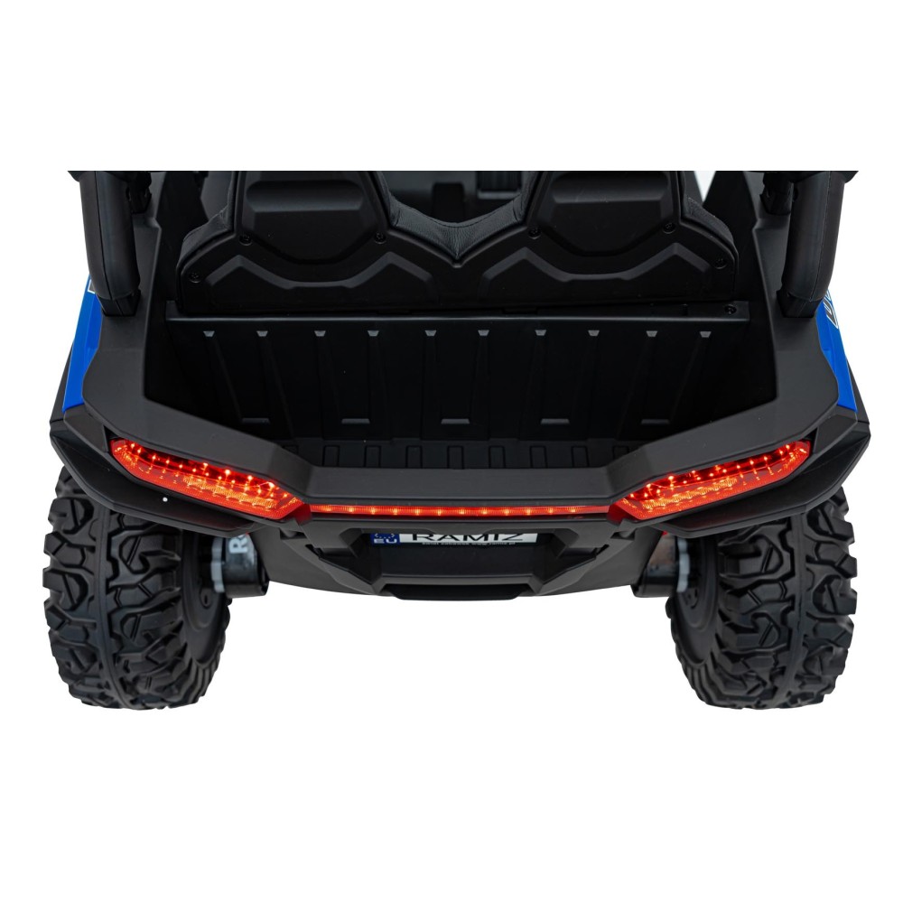 JOKO Elektrické autíčko Buggy KCK 4x50W 24V, kožené sedadlo, penové kolesá, nosnosť 50kg, modré