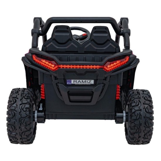 JOKO Elektrické autíčko Buggy KCK 4x50W 24V, kožené sedadlo, penové kolesá, nosnosť 50kg, ružové