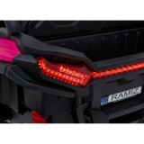 JOKO Elektrické autíčko Buggy KCK 4x50W 24V, kožené sedadlo, penové kolesá, nosnosť 50kg, ružové