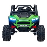 JOKO Elektrické autíčko Buggy KCK 4x50W 24V, kožené sedadlo, penové kolesá, nosnosť 50kg, zelené