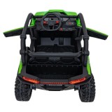 JOKO Elektrické autíčko Buggy KCK 4x50W 24V, kožené sedadlo, penové kolesá, nosnosť 50kg, zelené