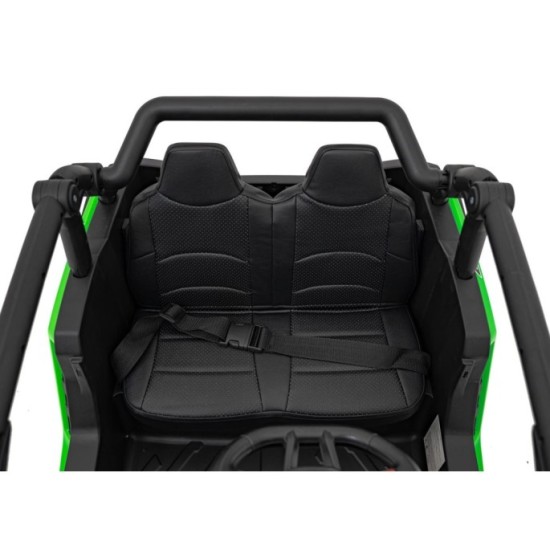 JOKO Elektrické autíčko Buggy KCK 4x50W 24V, kožené sedadlo, penové kolesá, nosnosť 50kg, zelené