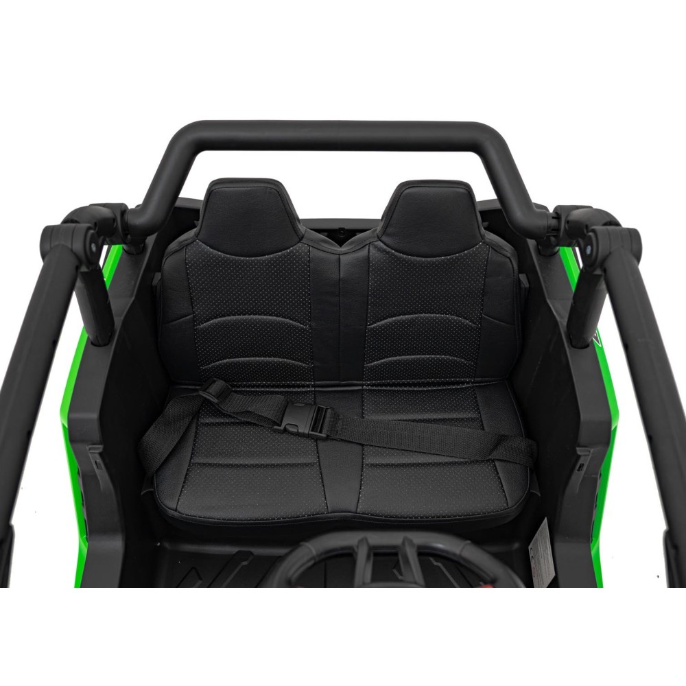 JOKO Elektrické autíčko Buggy KCK 4x50W 24V, kožené sedadlo, penové kolesá, nosnosť 50kg, zelené