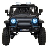 JOKO Elektrické autíčko Jeep OFF ROAD 4x4 Sport, Nosnosť 50kg, Kožené sedadlo, penové kolesá, FM rádio, čierne