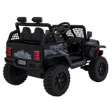 JOKO Elektrické autíčko Jeep OFF ROAD 4x4 Sport, Nosnosť 50kg, Kožené sedadlo, penové kolesá, FM rádio, čierne